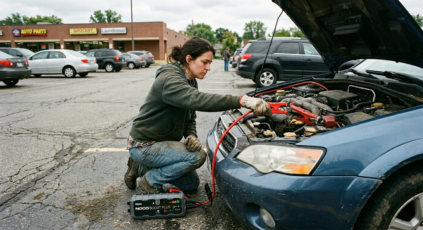 How to Use a Portable Jump Starter Safely: Step-by-Step Guide for a Dead Car Battery