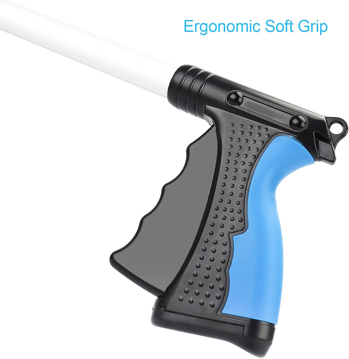 32" Foldable Grabber Reacher Tool: Ergonomic Mobility Aid (Blue)