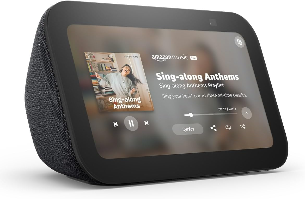 Amazon Echo Show 5 (Newest Model): 5.5" Smart Display with Alexa (Charcoal)