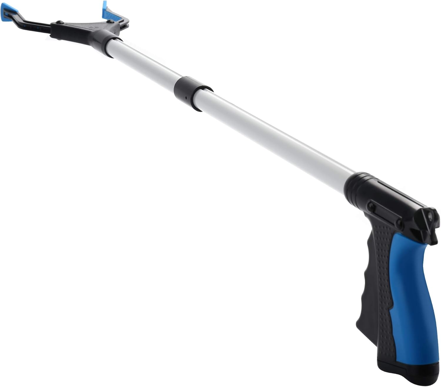 32" Foldable Grabber Reacher Tool: Ergonomic Mobility Aid (Blue)