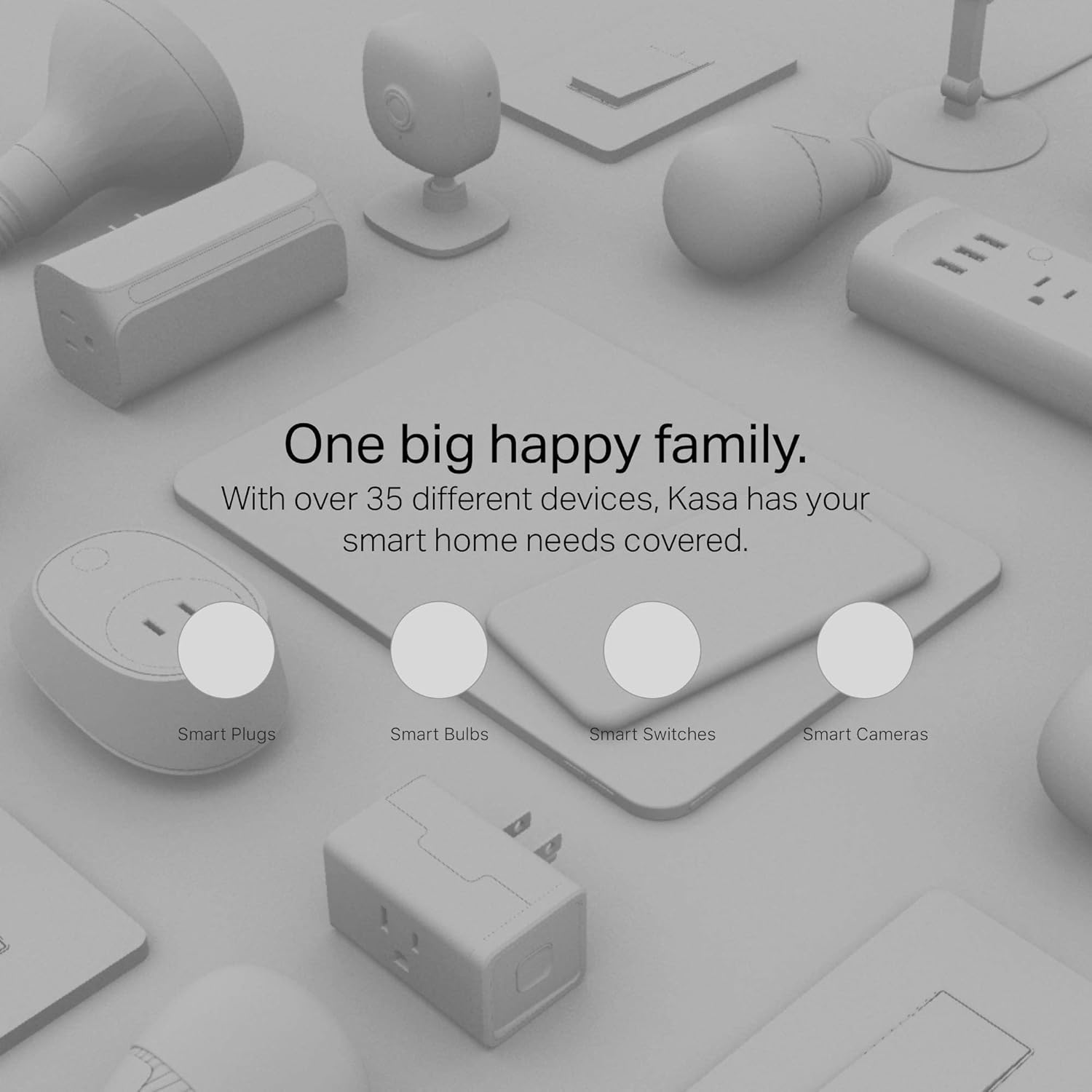 Kasa Smart Plug HS103P4: Wi-Fi Outlet 4-Pack for Alexa & Google Home