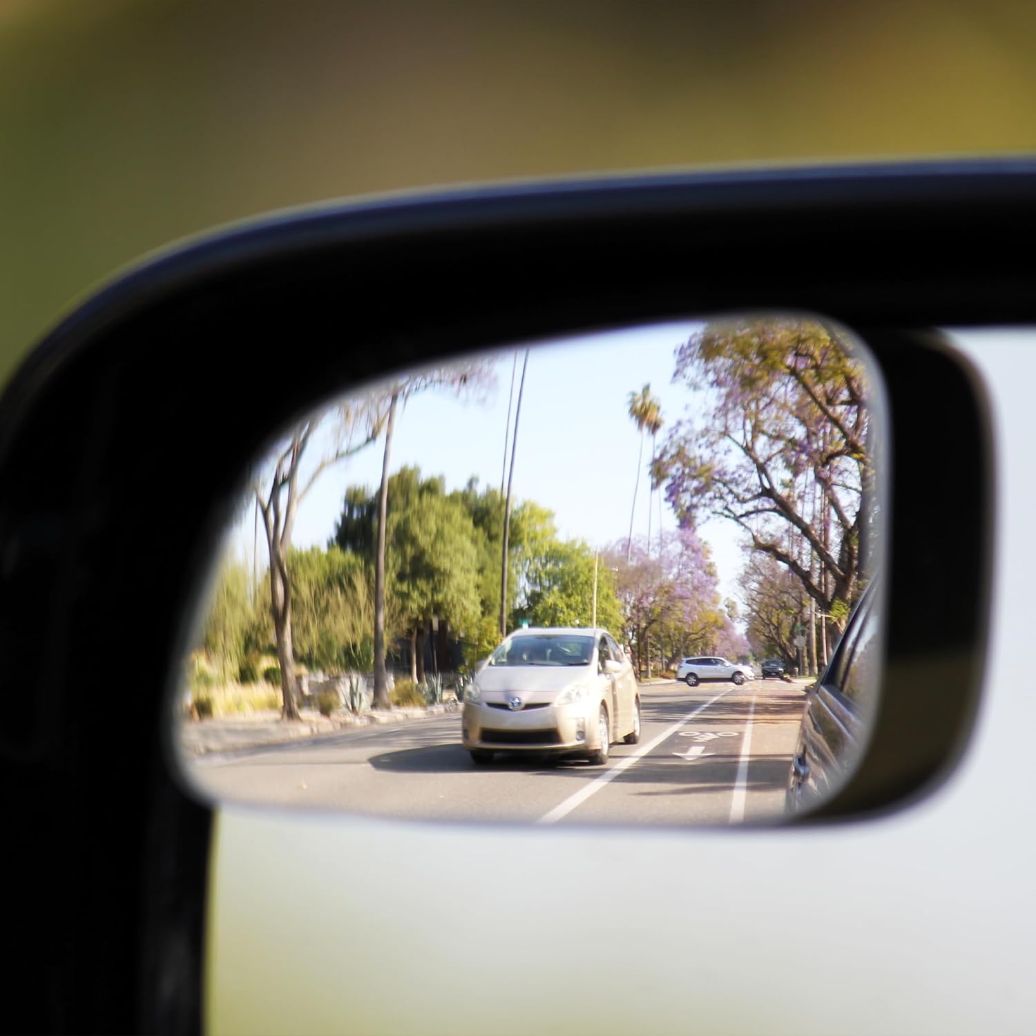 Safe View Falcon Blind Spot Mirrors: Real Convex Glass Peel & Stick (2-Pack)
