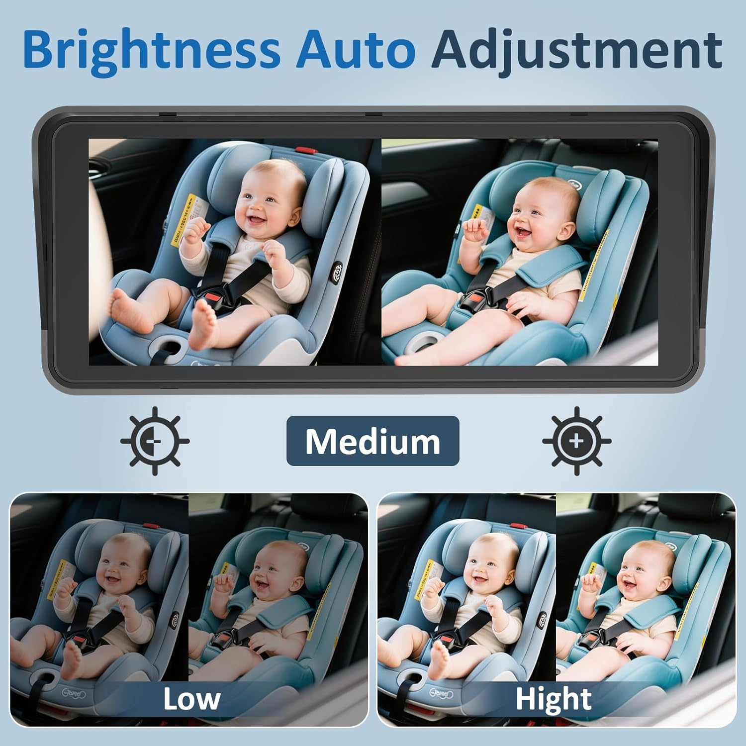 Baby Car Camera for Seat: 6.9 Inch
