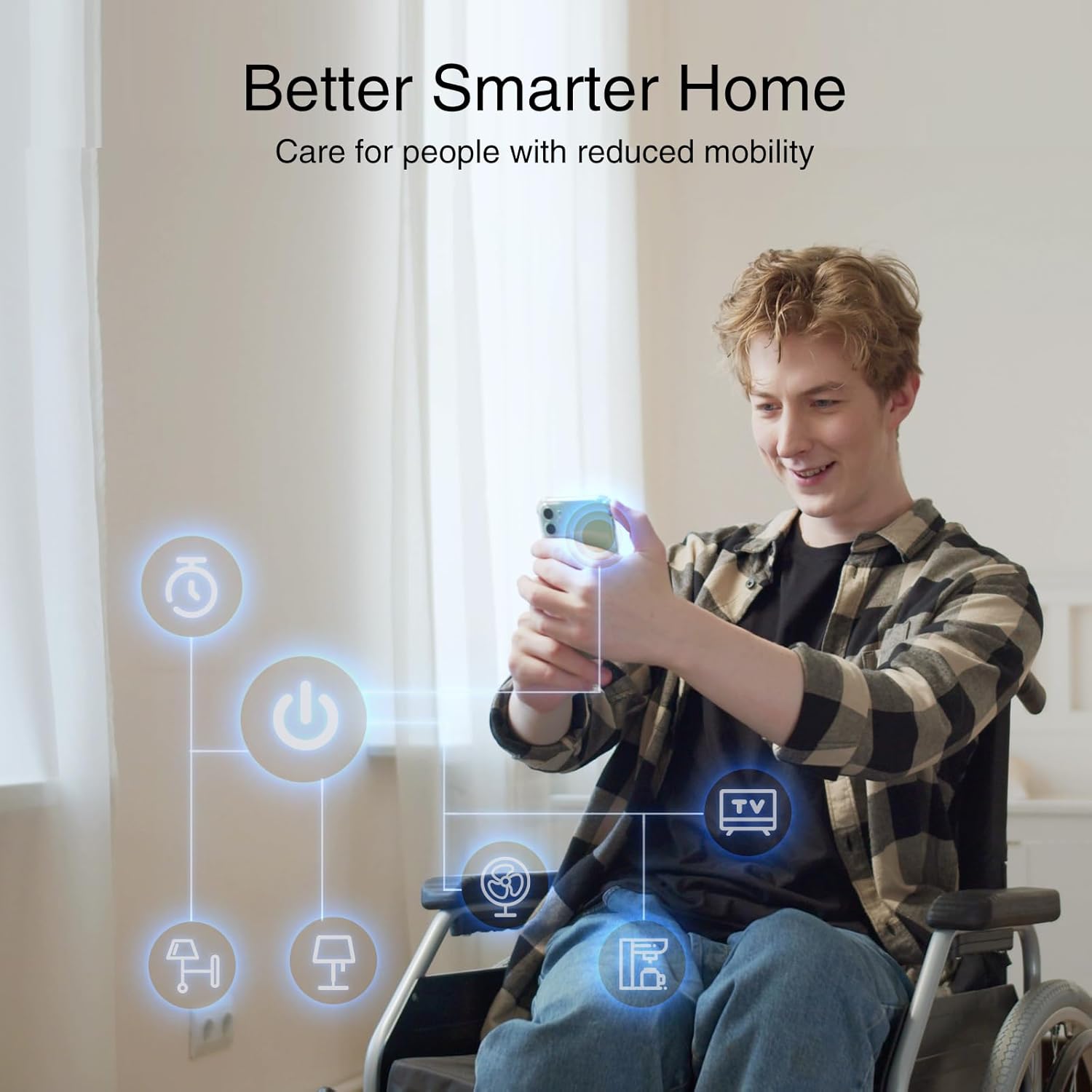 GHome Smart WiFi Plug: Alexa & Google Home Compatible Smart Outlet with Bluetooth Quick Setup (2.4GHz)