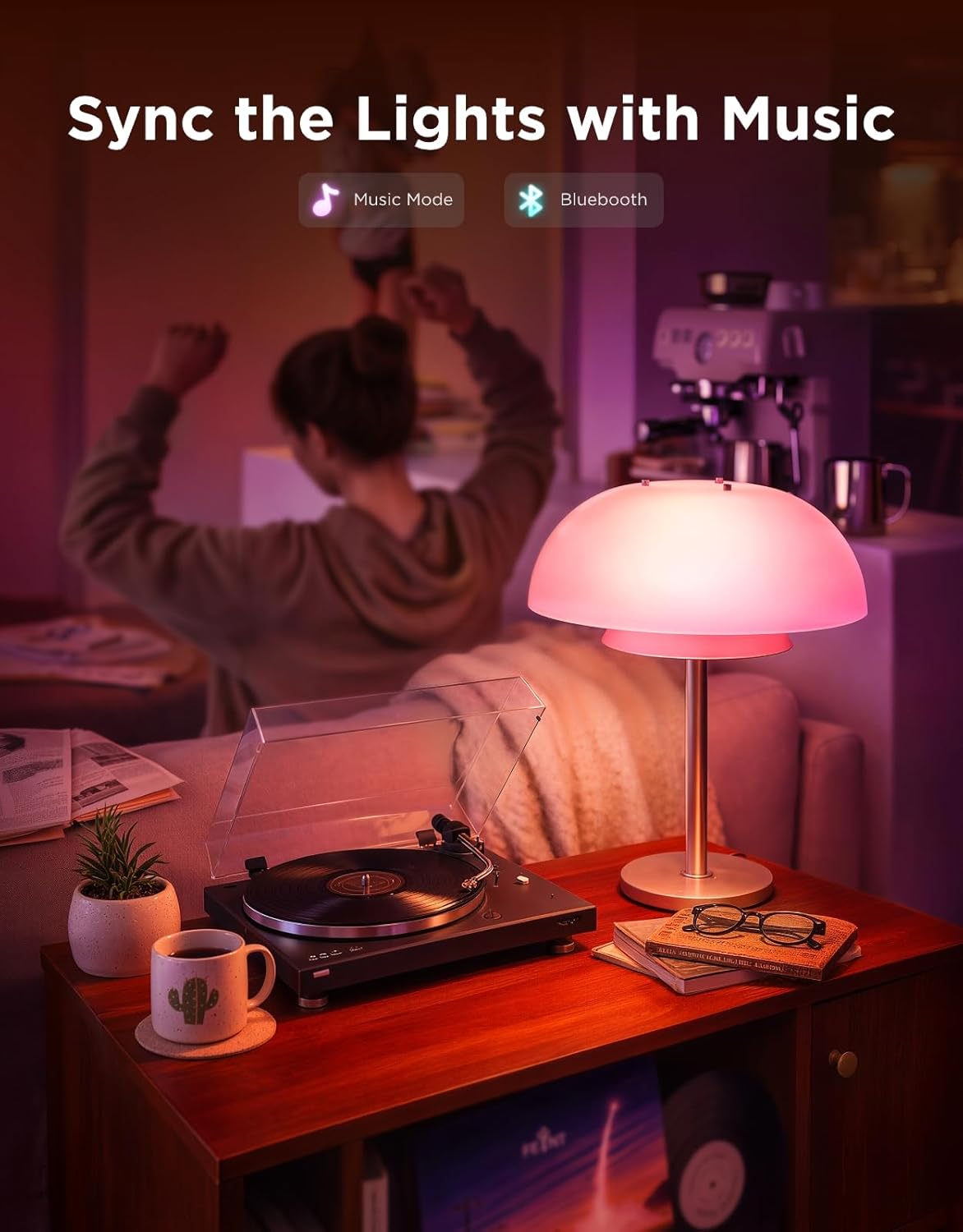 Govee Smart Light Bulbs (4 Pack): WiFi & Bluetooth Color Changing A19 LED, Alexa & Google Assistant Compatible