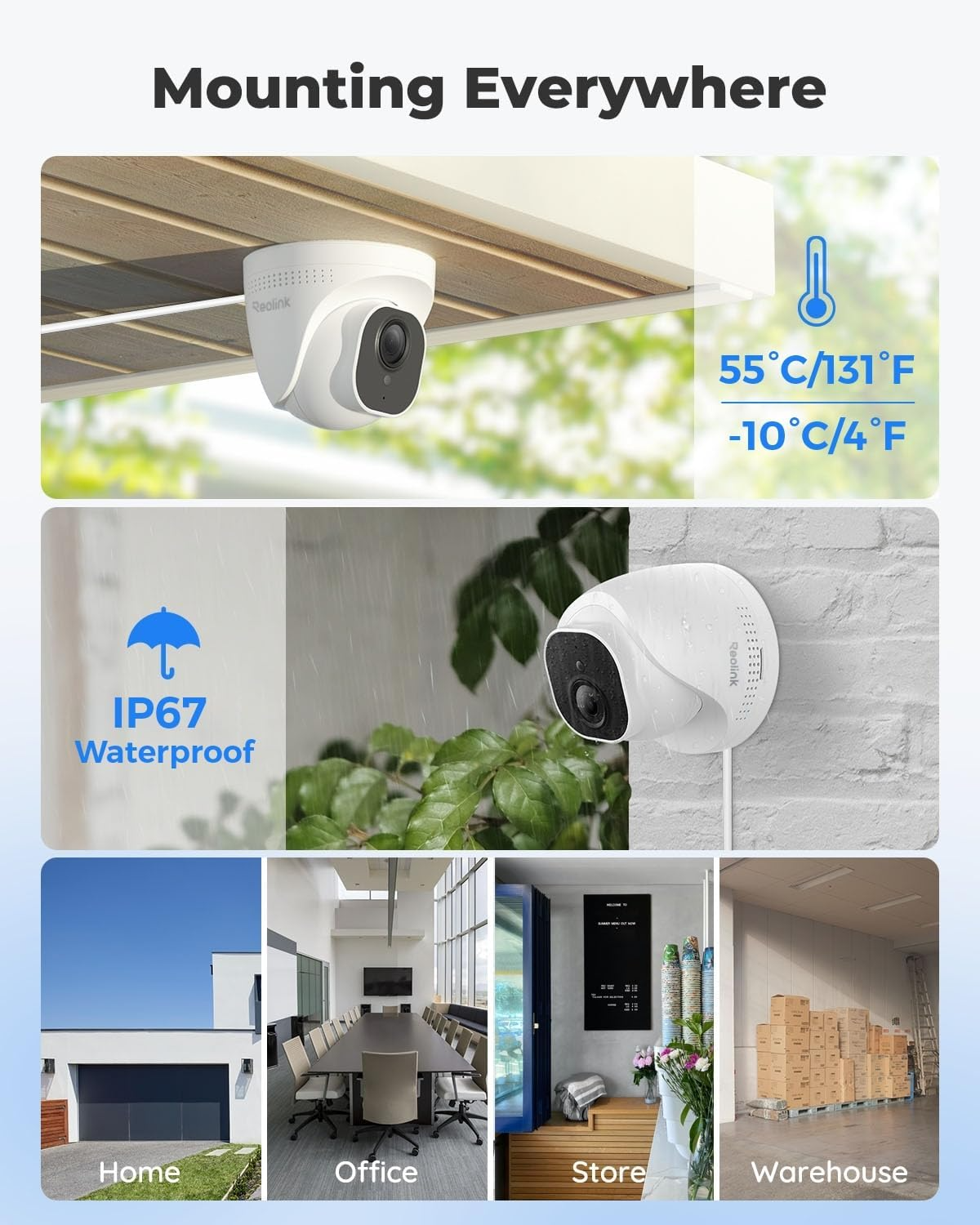 REOLINK 5MP PoE Home Security Camera System: 8CH NVR with 2TB HDD & Smart Detection