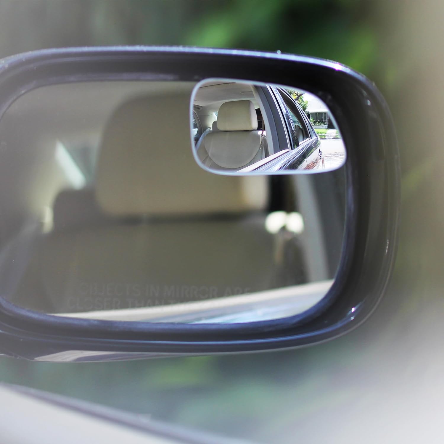 Safe View Falcon Blind Spot Mirrors: Real Convex Glass Peel & Stick (2-Pack)