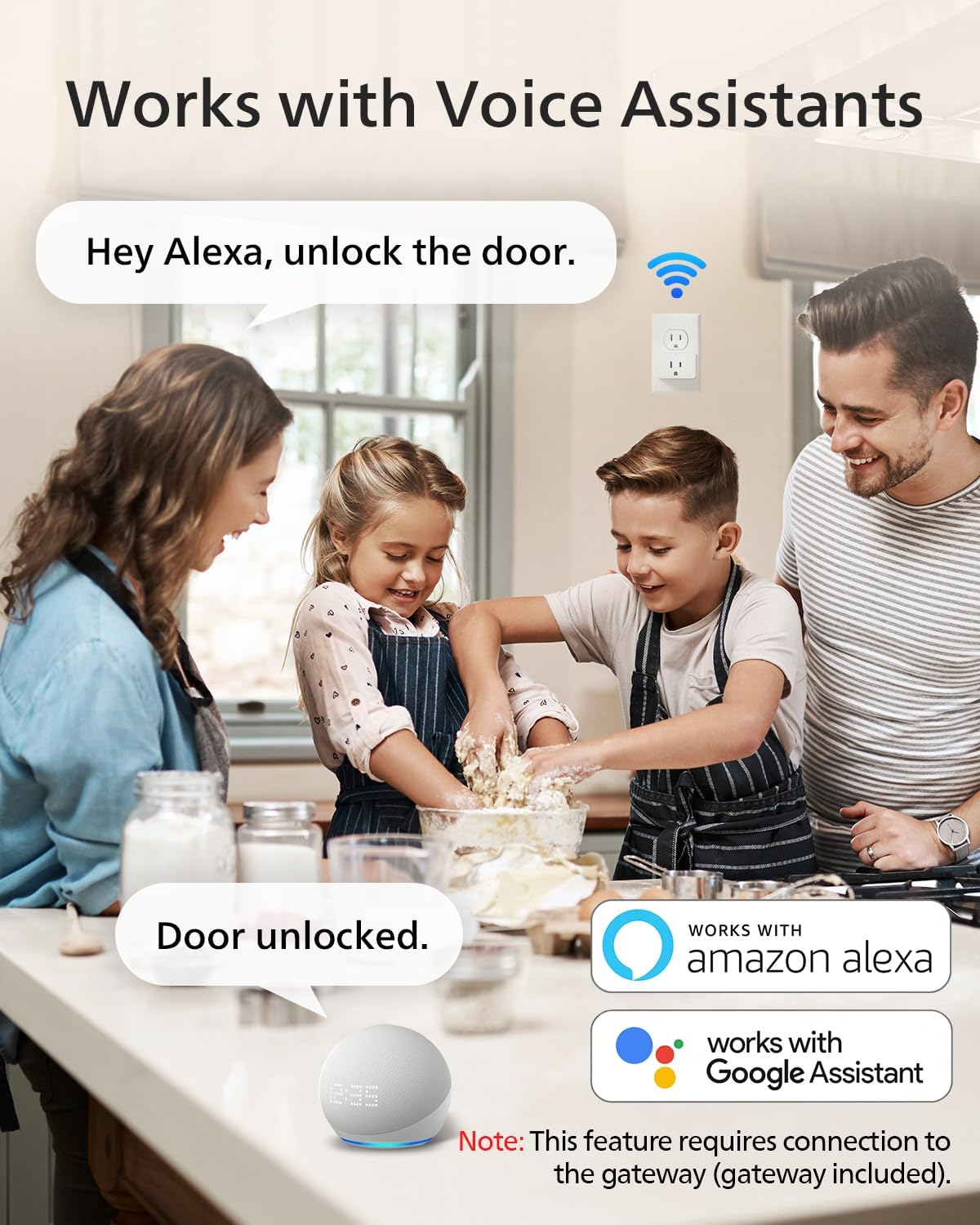 Philips Wi-Fi Smart Lock with Handle: Fingerprint, Keypad & App Entry (Deadbolt Set)