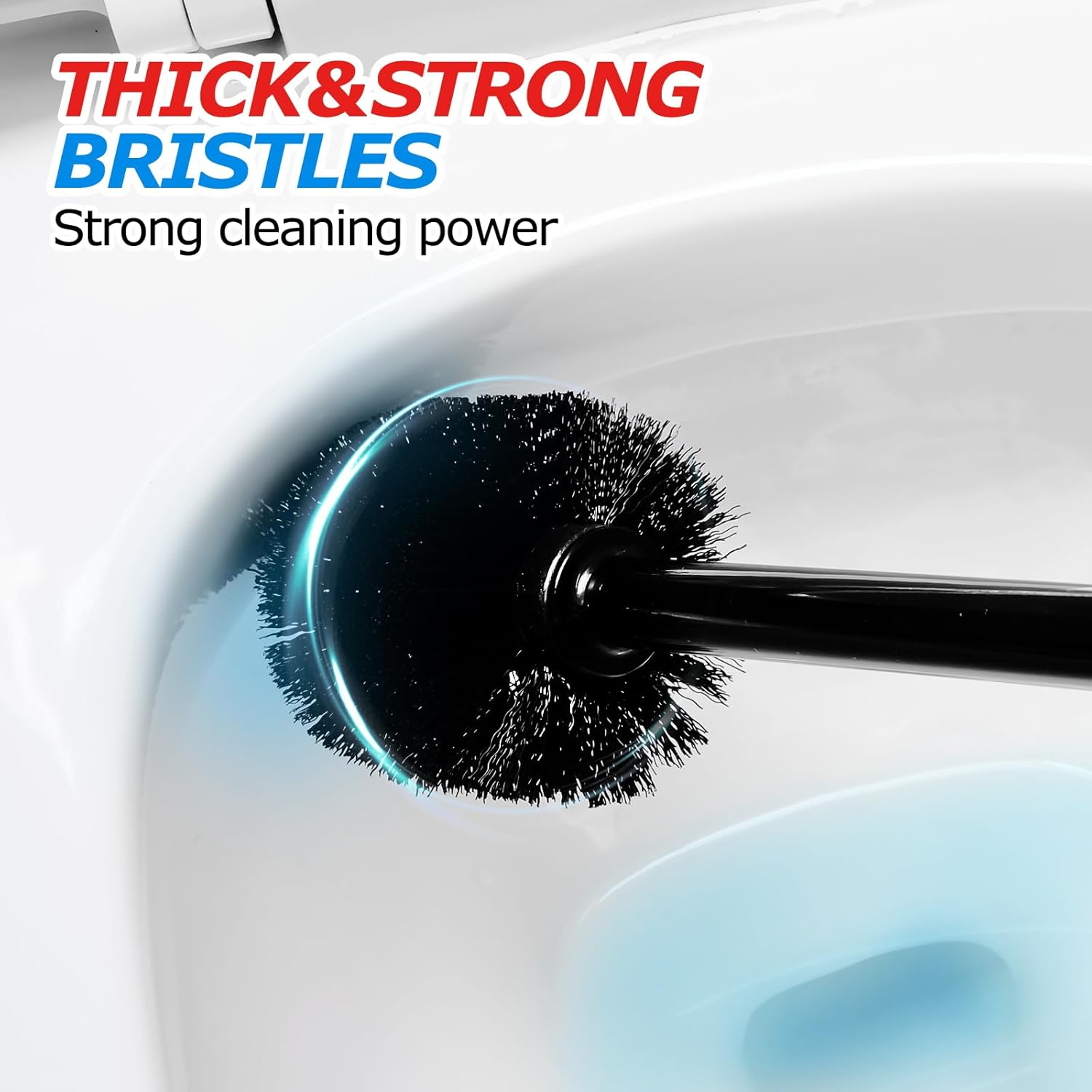 FORASTO 2-Pack Toilet Brush and Plunger Set: 2-in-1 Roman Column Design
