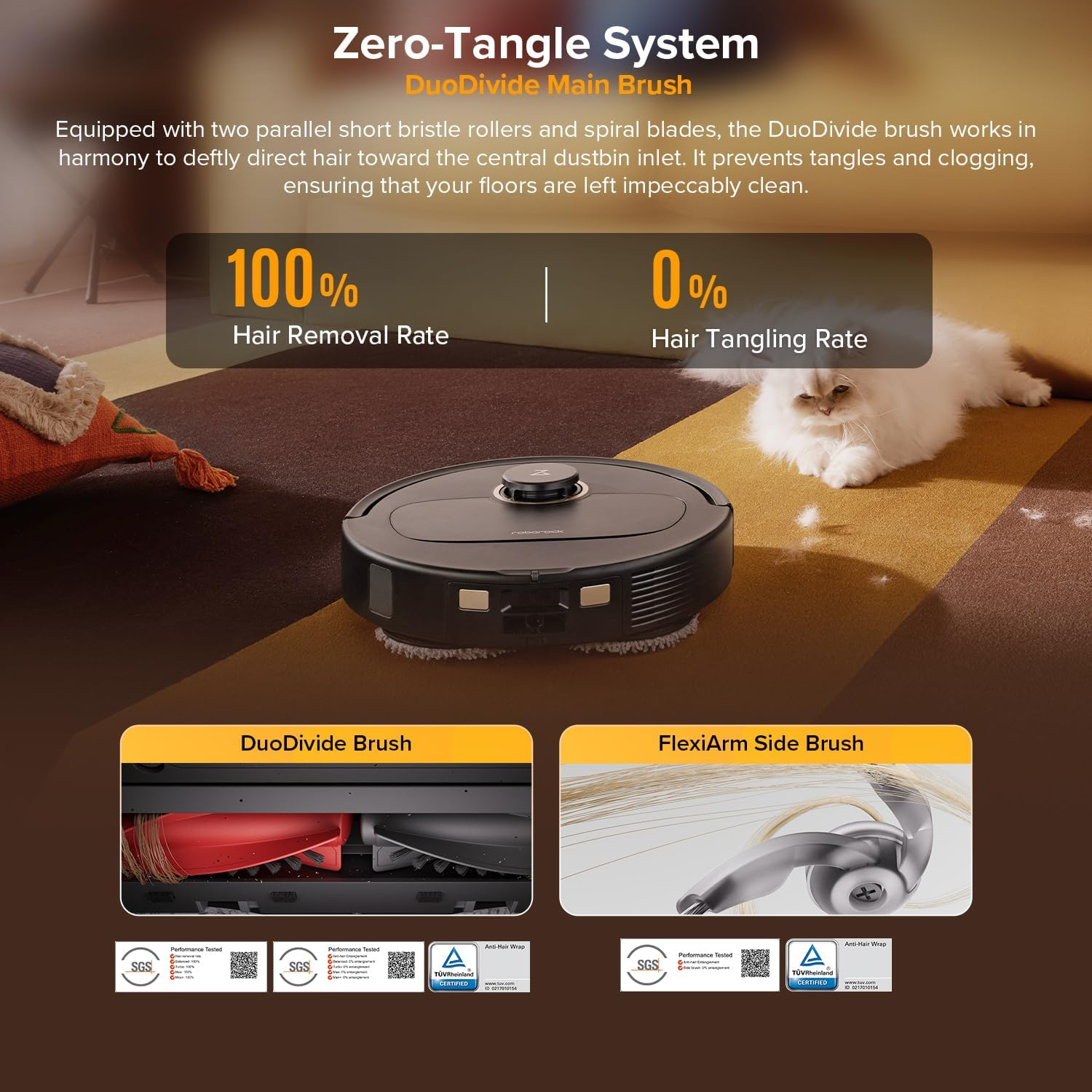 Roborock Qrevo S5V Robot Vacuum & Mop: 12,000Pa Suction & Self-Cleaning Dock