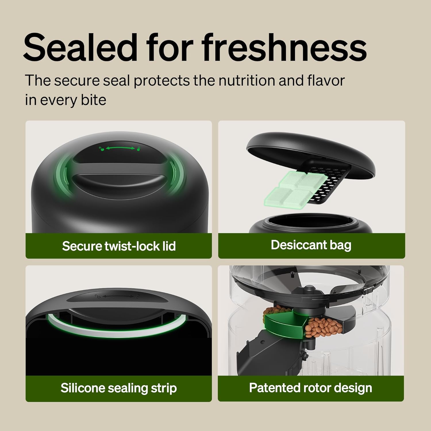 PETLIBRO 5L Granary Automatic Cat Feeder: 5G WiFi Smart Food Dispenser with Freshness System