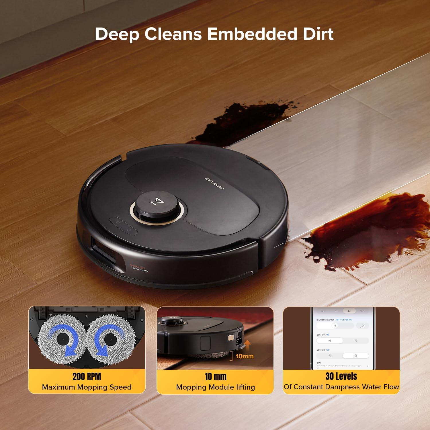 Roborock Qrevo S5V Robot Vacuum & Mop: 12,000Pa Suction & Self-Cleaning Dock