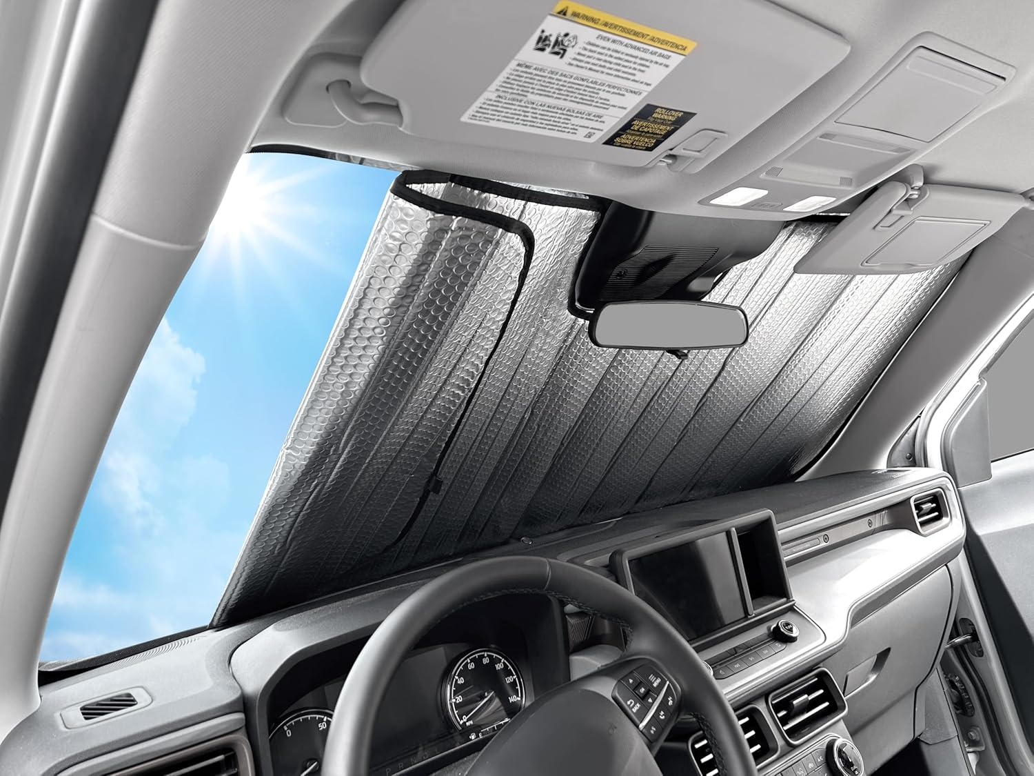 Automotive Reflective Front Windshield Sunshade