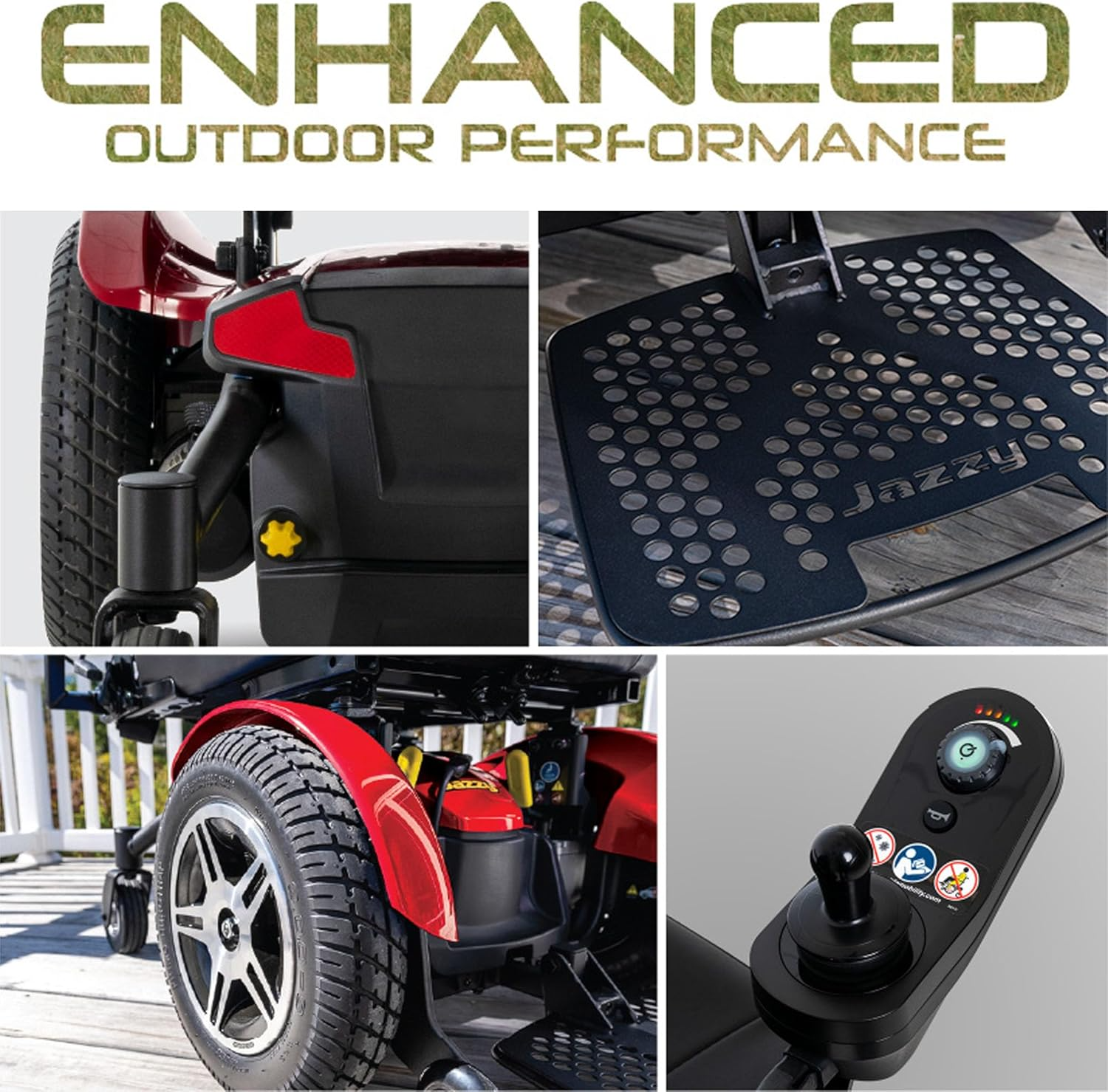 Pride Mobility Jazzy Elite HD: Heavy Duty Power Chair (450lb Capacity)