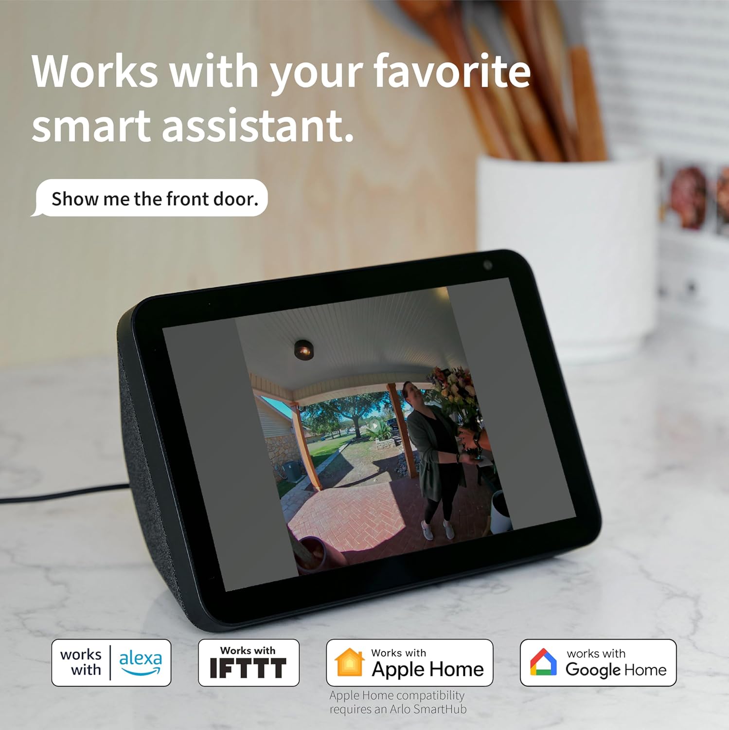 Arlo Video Doorbell 2K (2nd Gen): Latest Release Wireless/Wired Smart Doorbell with Head-to-Toe View