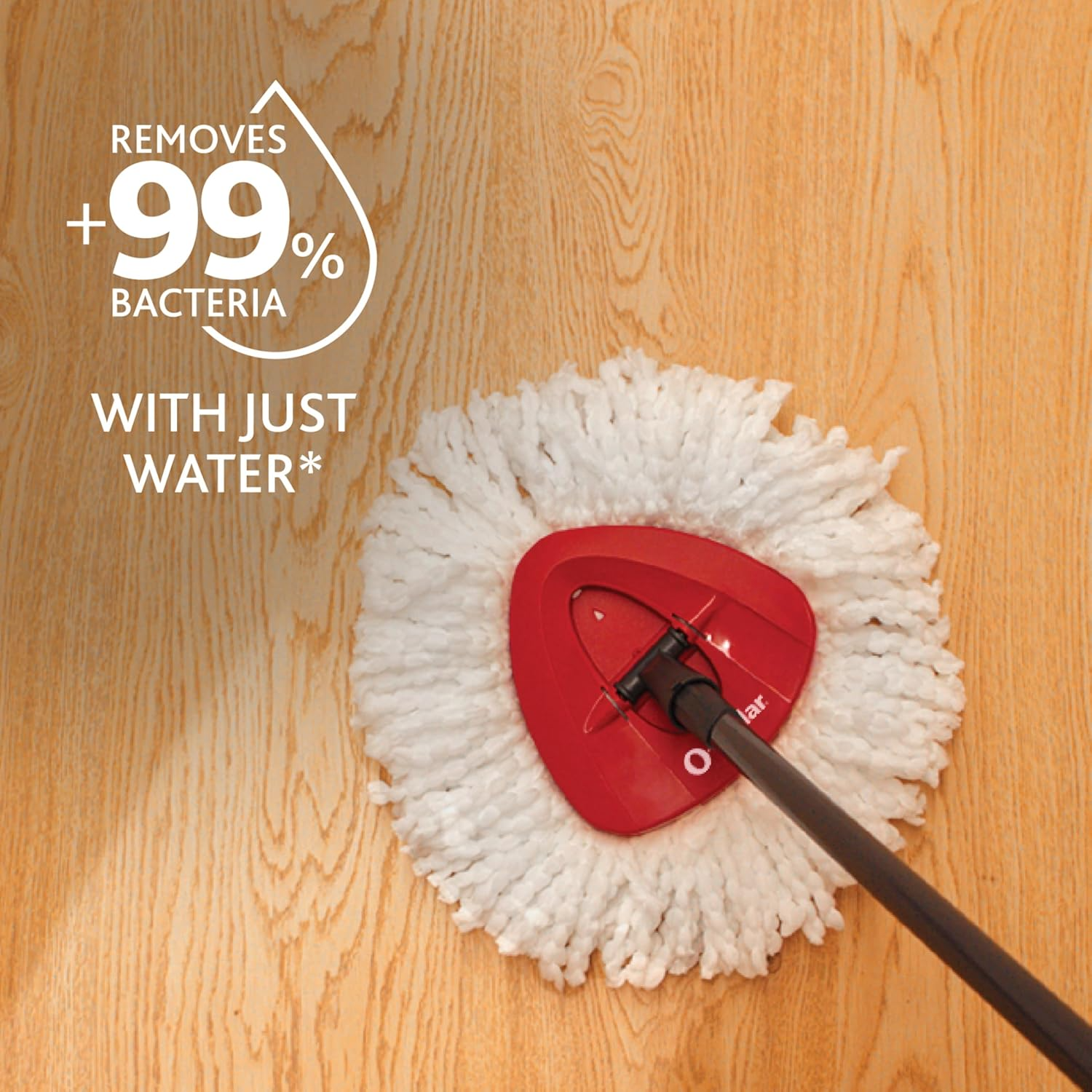 O-Cedar EasyWring Spin Mop & Bucket System: Microfiber Floor Cleaner