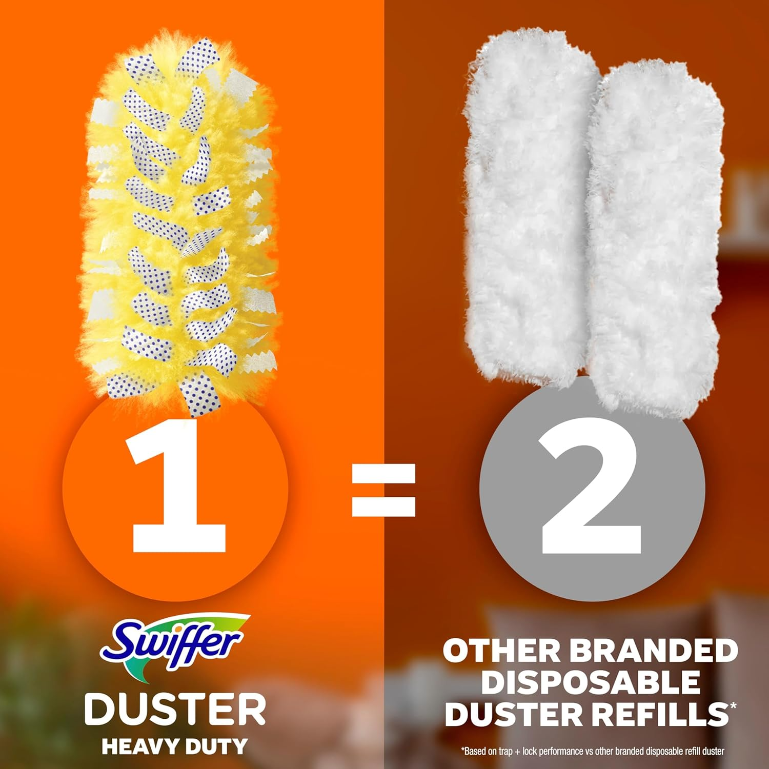 Swiffer Dusters Heavy Duty Refills: 360° Dust Trap & Lock (11 Count)