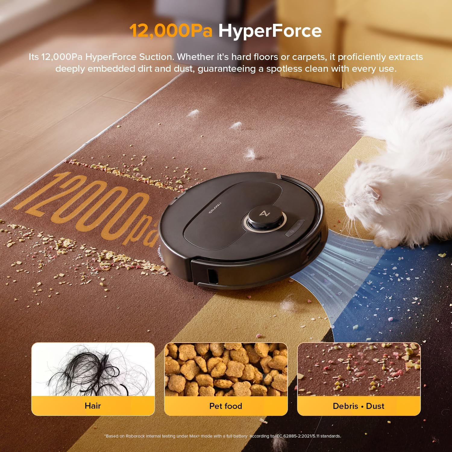 Roborock Qrevo S5V Robot Vacuum & Mop: 12,000Pa Suction & Self-Cleaning Dock