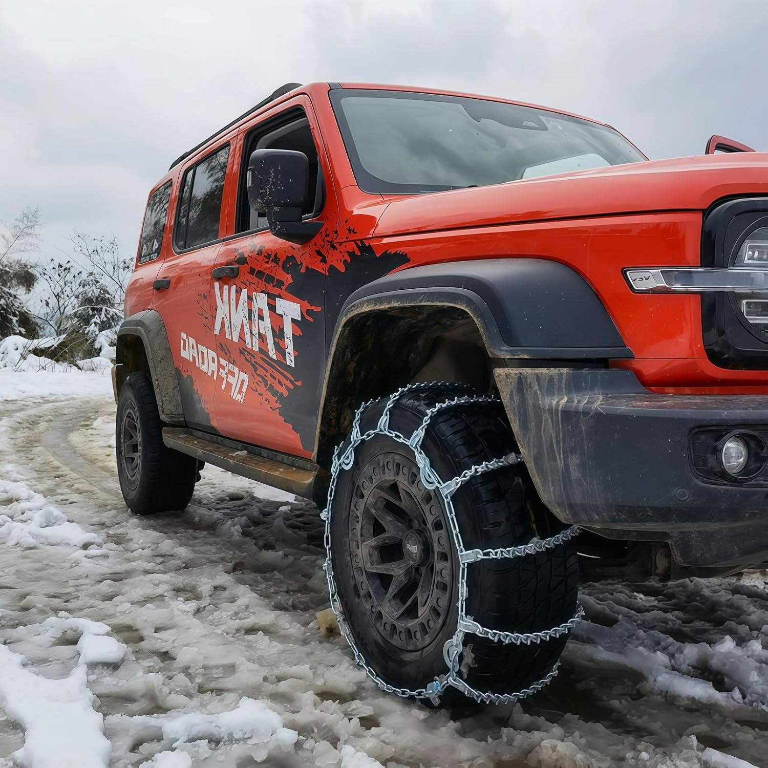 Super Grip V-Bar Ice & Snow Chains for Cars & SUVs