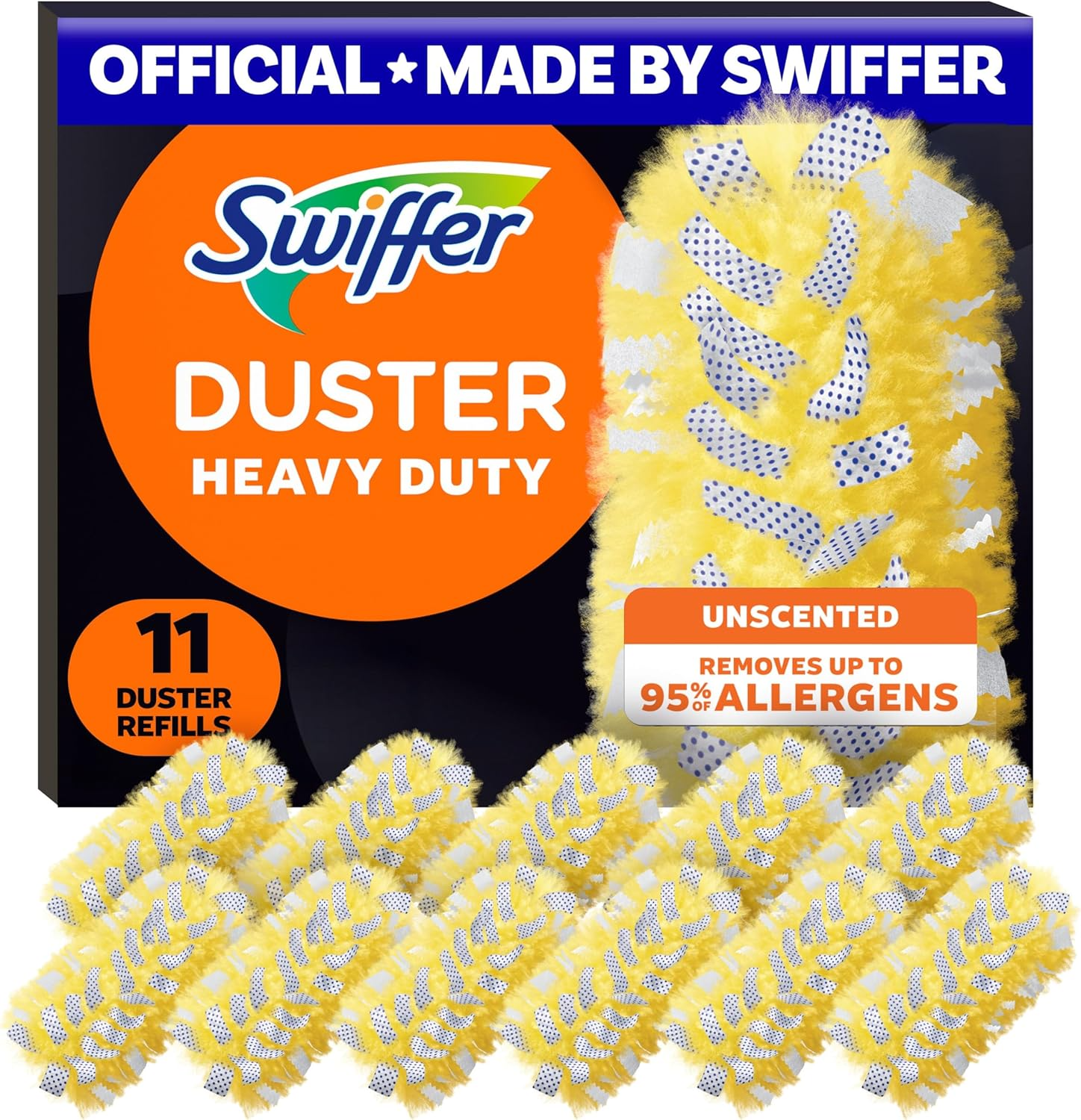 Swiffer Dusters Heavy Duty Refills: 360° Dust Trap & Lock (11 Count)