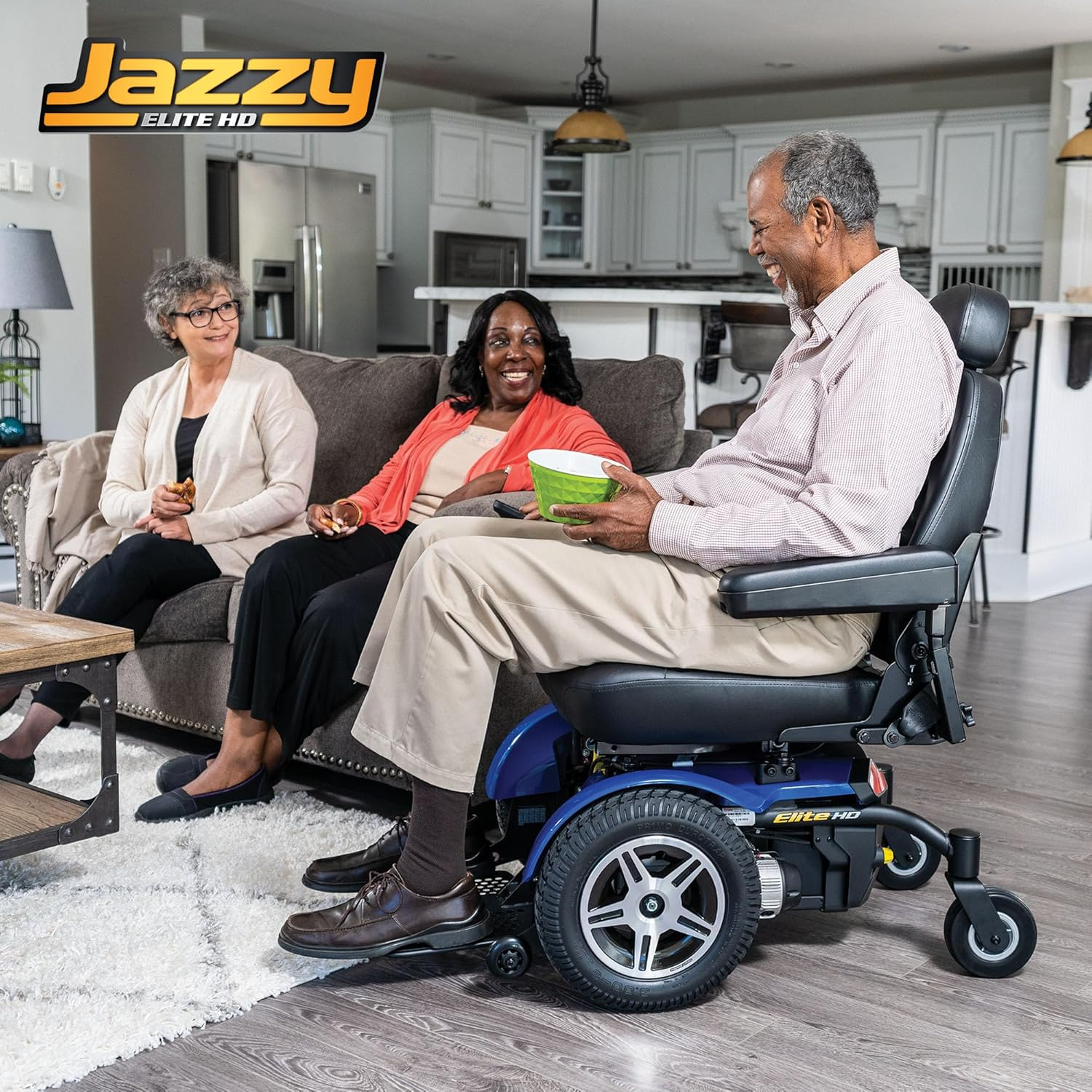 Pride Mobility Jazzy Elite HD: Heavy Duty Power Chair (450lb Capacity)