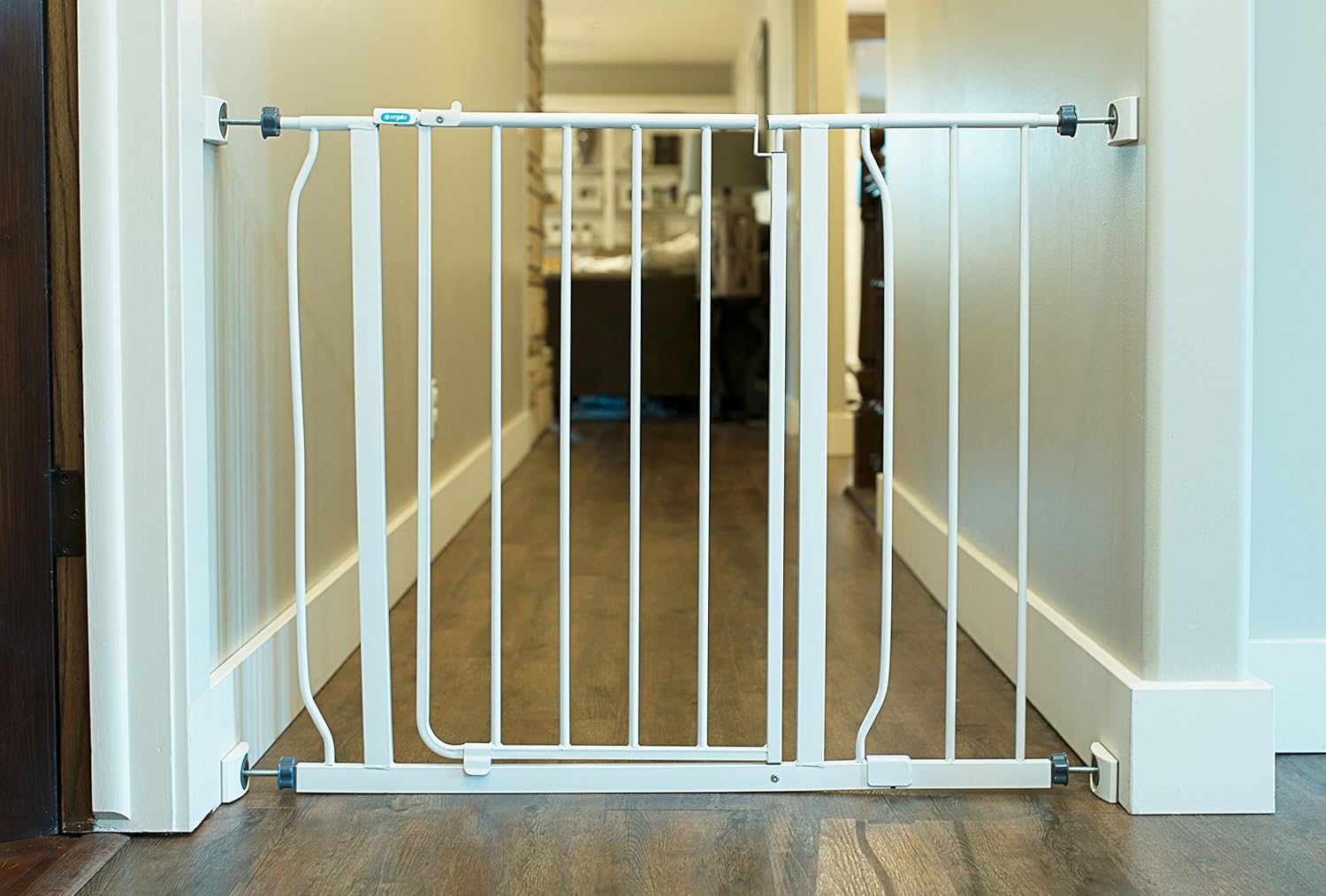 Wall Nanny Baby Gate Wall Protector: Made in USA Pressure Gate Guard (White)