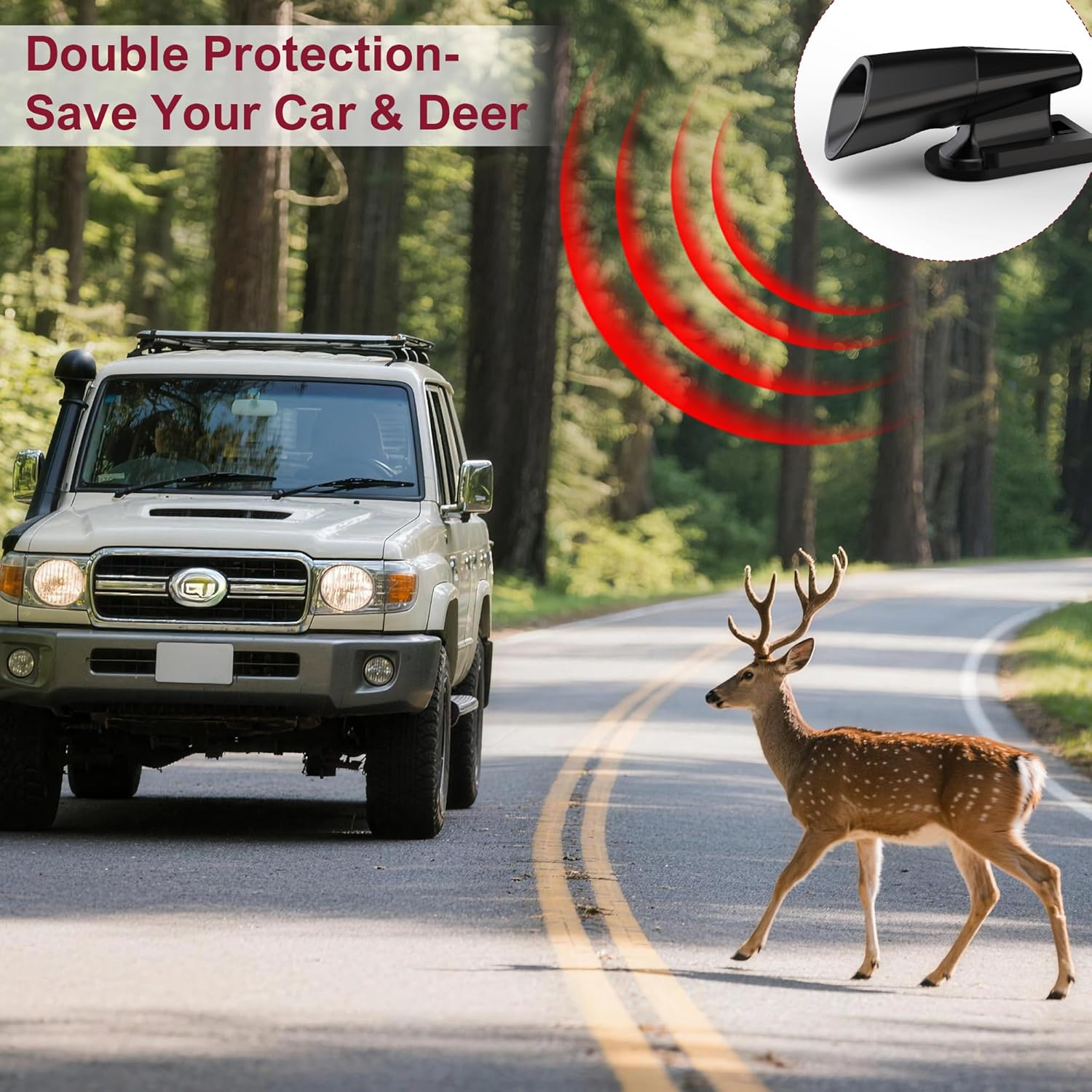 Deer Whistles, Deer Warning Devices for Car/Truck/Vehicle/Motorcycle