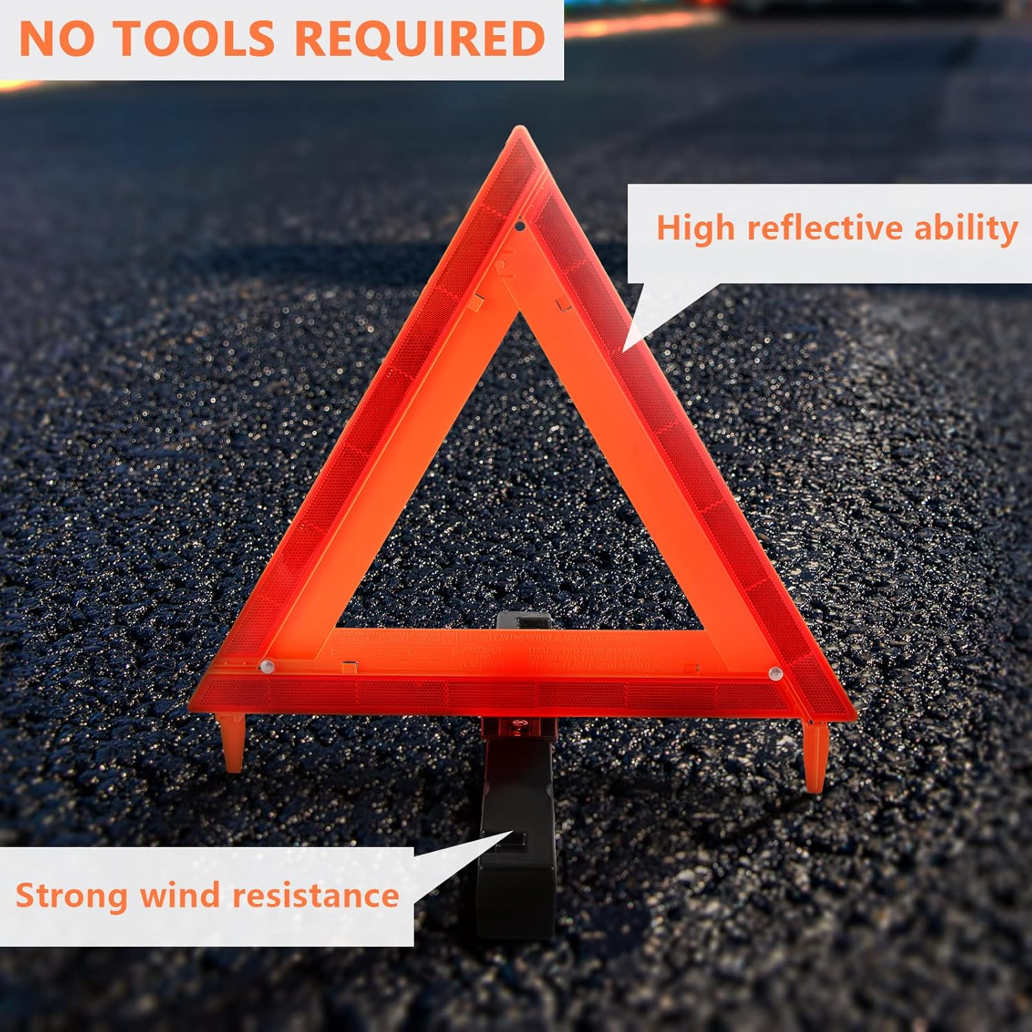Warning Triangles Enmergency Reflector, Emergency Triangles for Vehicles